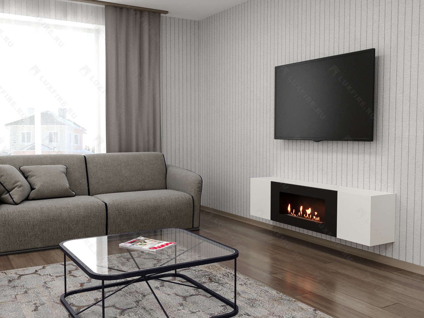 Тумба универсальная Lux Fire "Байкал Н" 1600, ножки, белый, с биокамином 900 Тумба универсальная Lux Fire "Байкал Н" 1600, ножки, белый, с биокамином 900 по цене 68 413 руб.