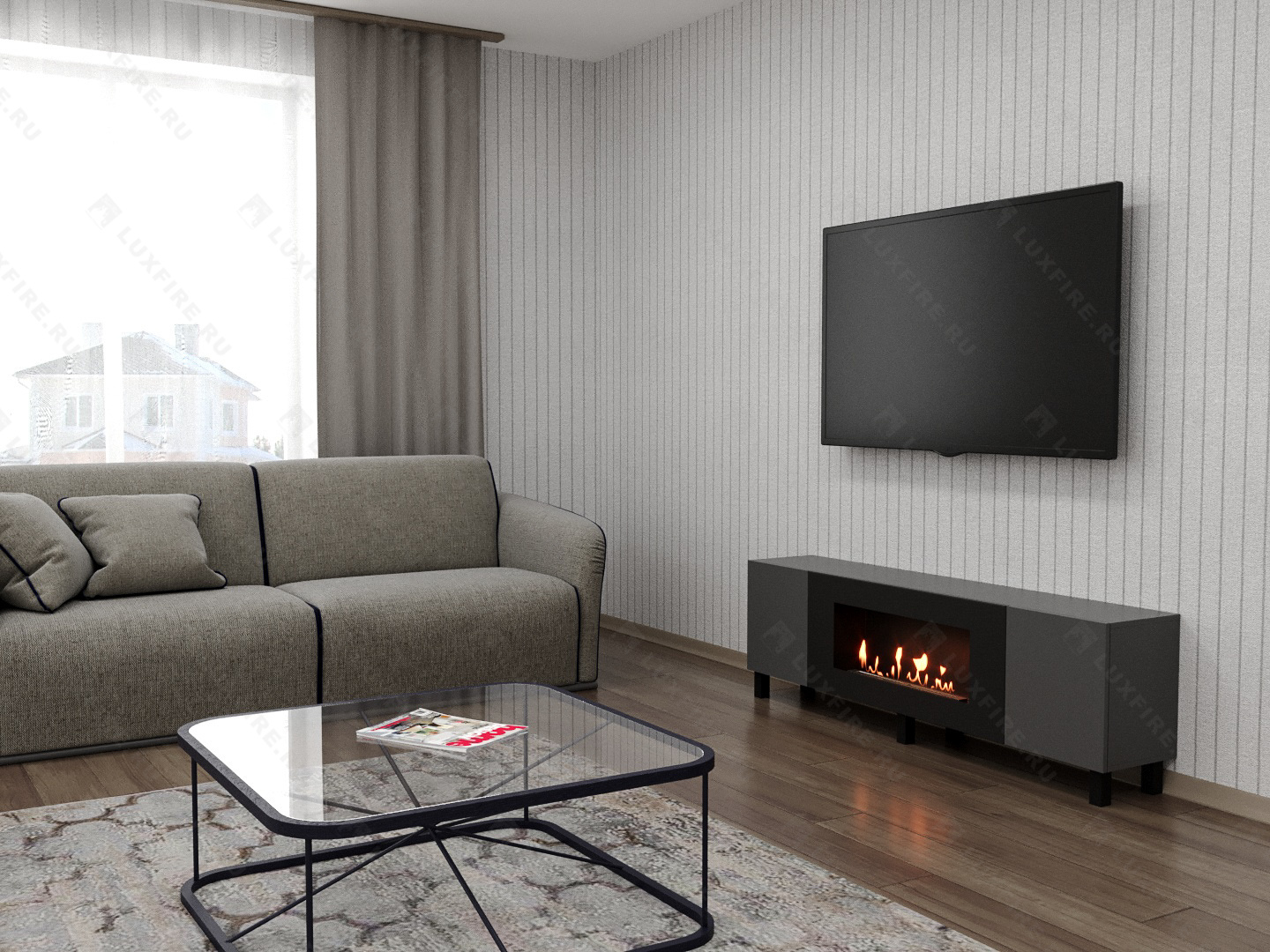 Тумба универсальная Lux Fire "Байкал Н" 1600, ножки, графит, с биокамином 900 Тумба универсальная Lux Fire "Байкал Н" 1600, ножки, графит, с биокамином 900 по цене 68 148 руб.