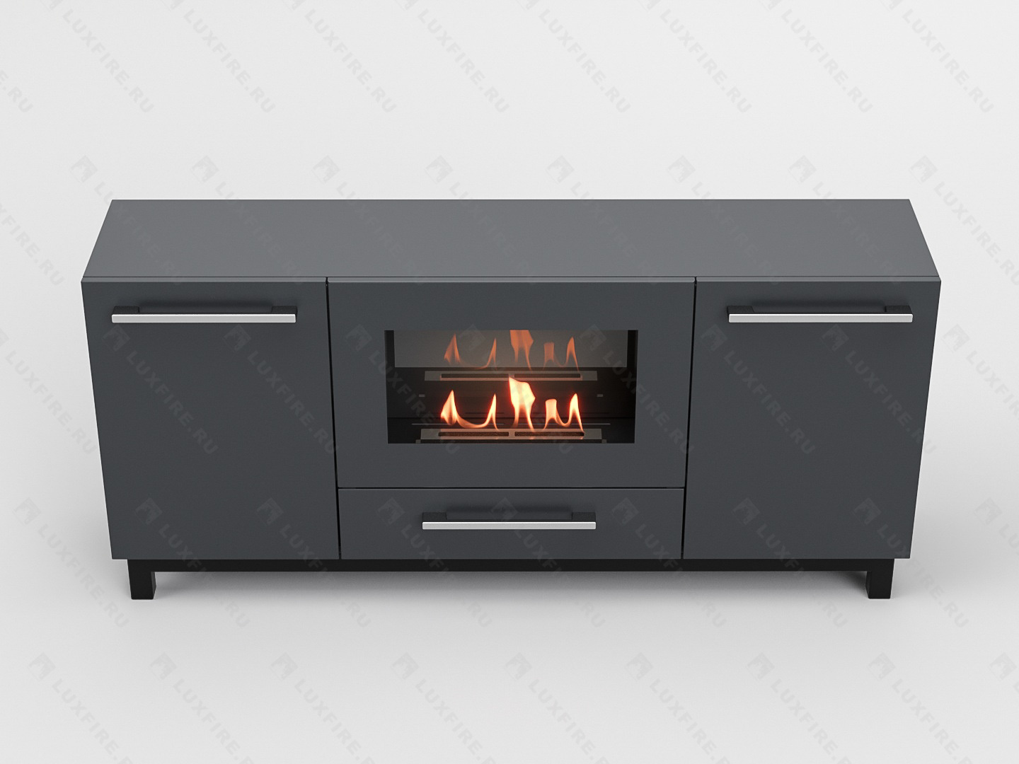Тумба ТВ Lux Fire "Амур" напольная 1400 матовая, графит с биокамином 600 Тумба ТВ Lux Fire "Амур" напольная 1400 матовая, графит с биокамином 600 по цене 82 551 руб.