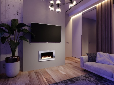 Биокамин "Русский огонь" Хай-тек 650V встраиваемый по цене 24 900 руб.