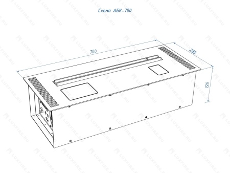 Автоматический биокамин Lux Fire Smart Flame 700 RC Автоматический биокамин Lux Fire Smart Flame 700 RC по цене 273 240 руб.