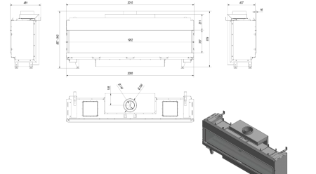 Газовая топка Kratki LEO/200/NG (магистральный газ) Газовая топка Kratki LEO/200/NG (магистральный газ)